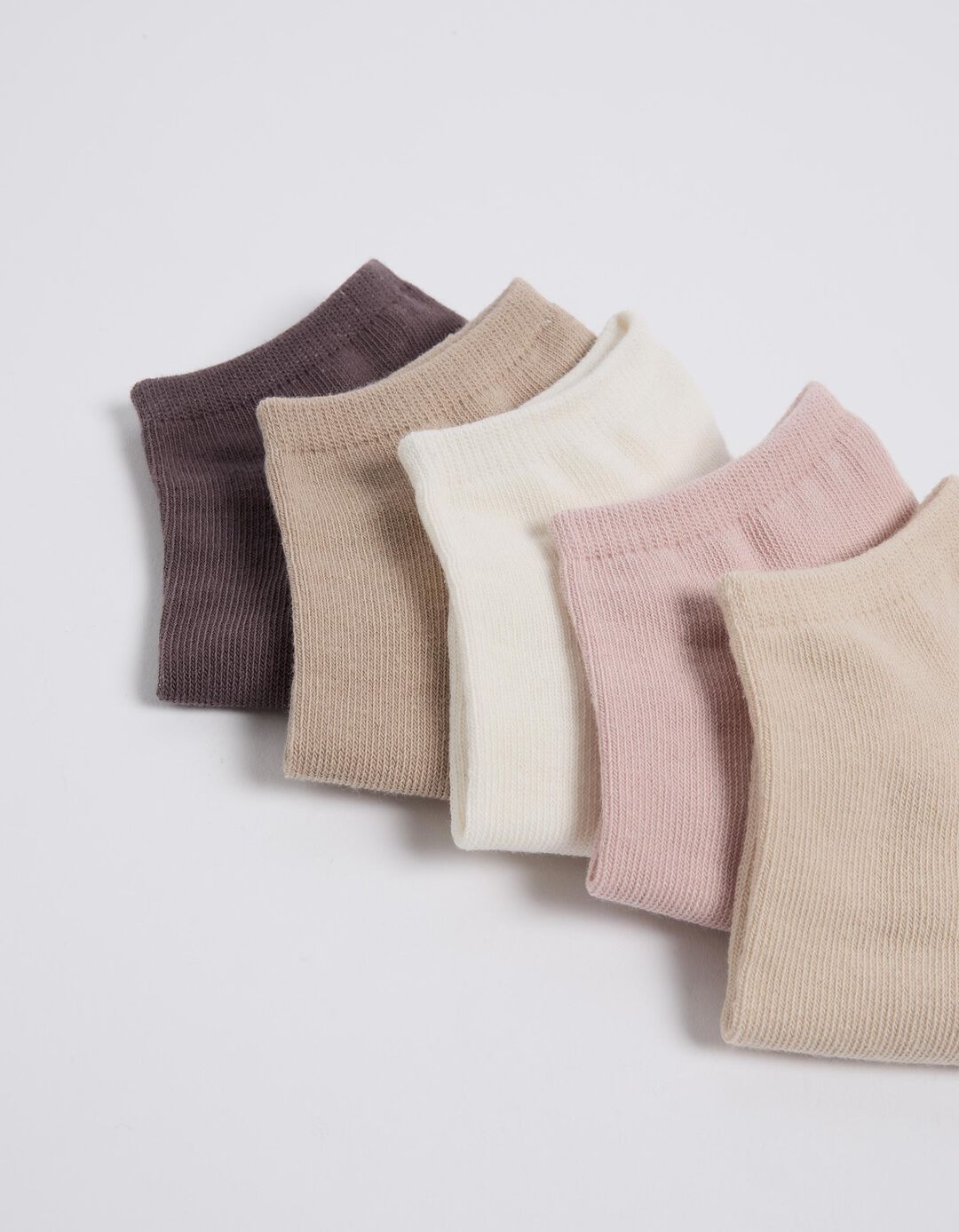 Pack 5 Pares de Meias Invisíveis, Mulher, Multicor