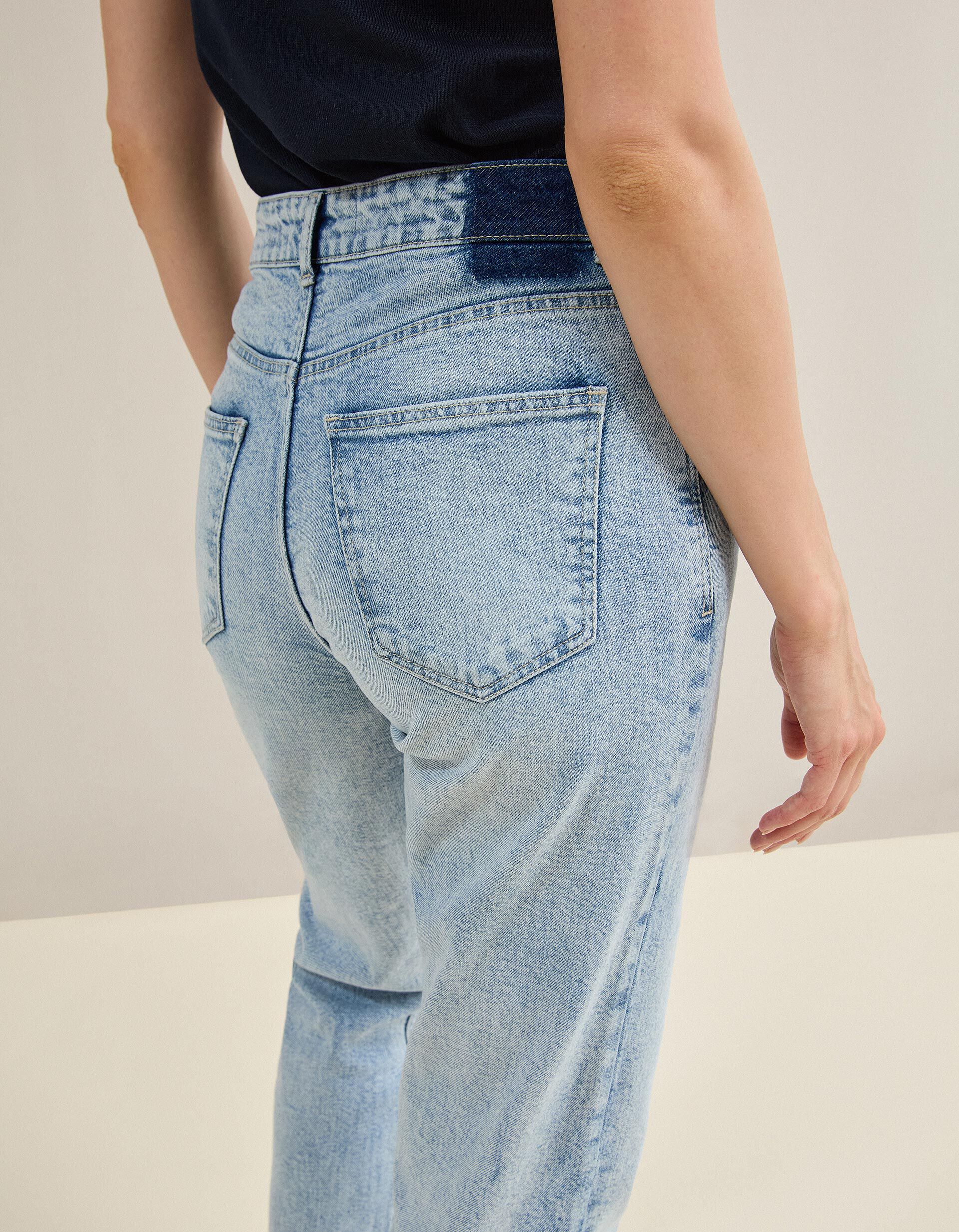 Comprar Online Cal&ccedil;as de Ganga 'Tapered Mom Fit', Mulher, Azul Claro