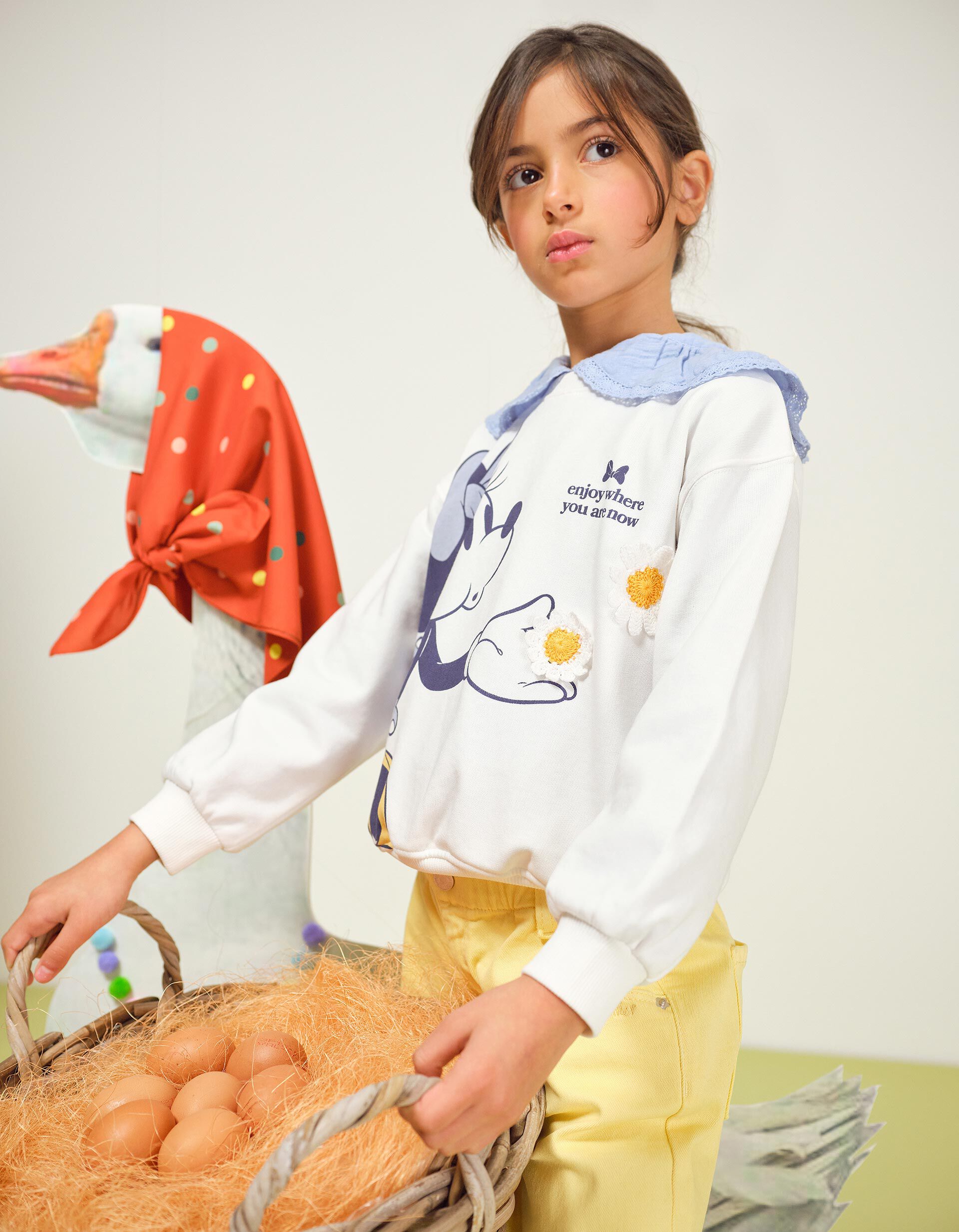 Comprar Online Sweatshirt de Felpa 'Minnie' &copy;Disney, Menina, Branco