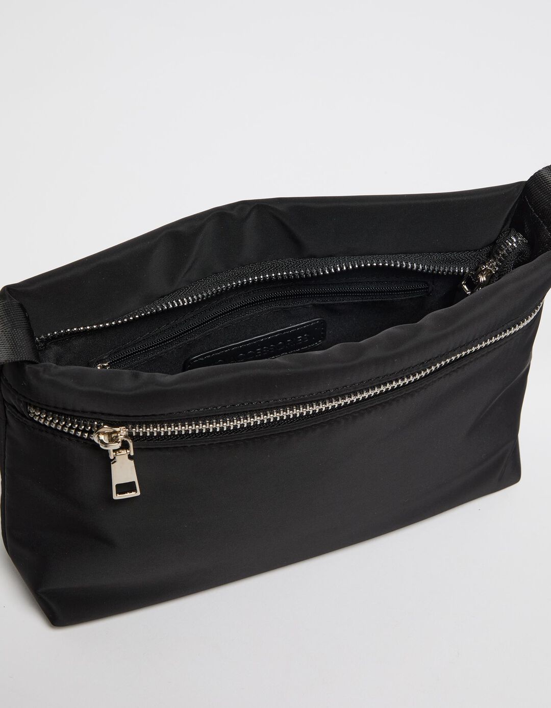 Mala Tiracolo Nylon, Mulher, Preto