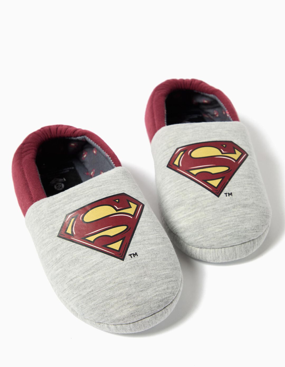Pantufas 'Superman', Menino, Cinzento