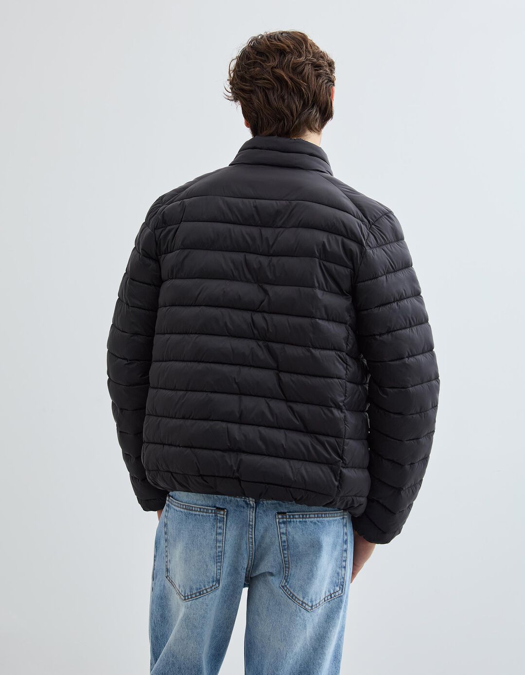 Casaco Acolchoado, Homem, Preto