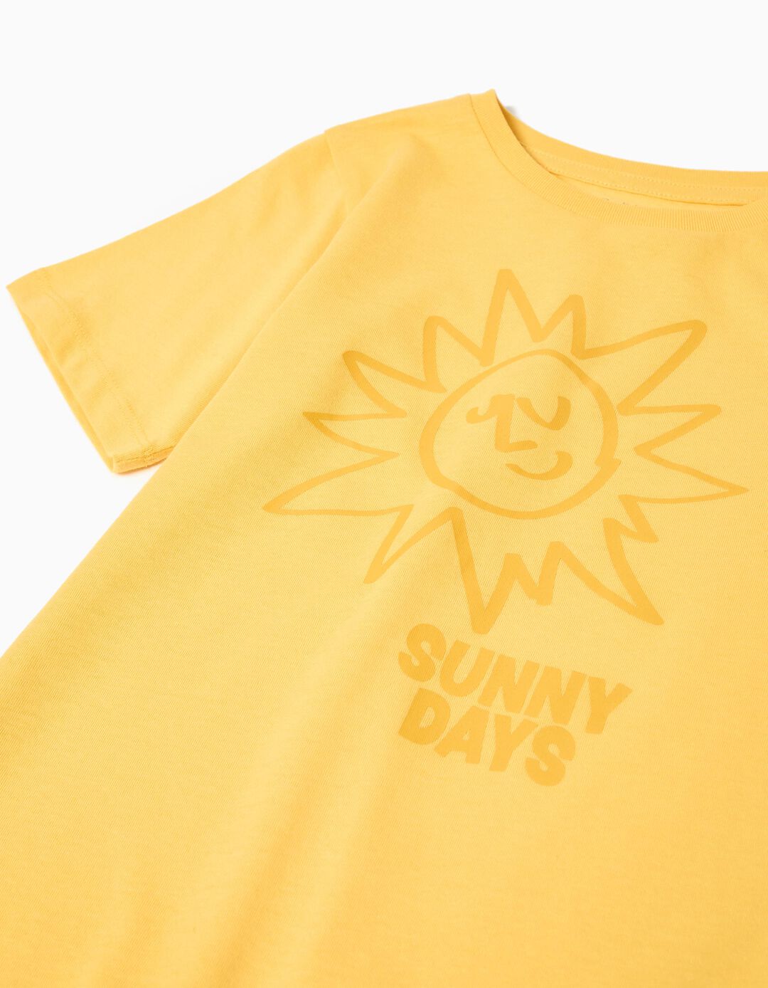 T-shirt Print, Menino, Amarelo
