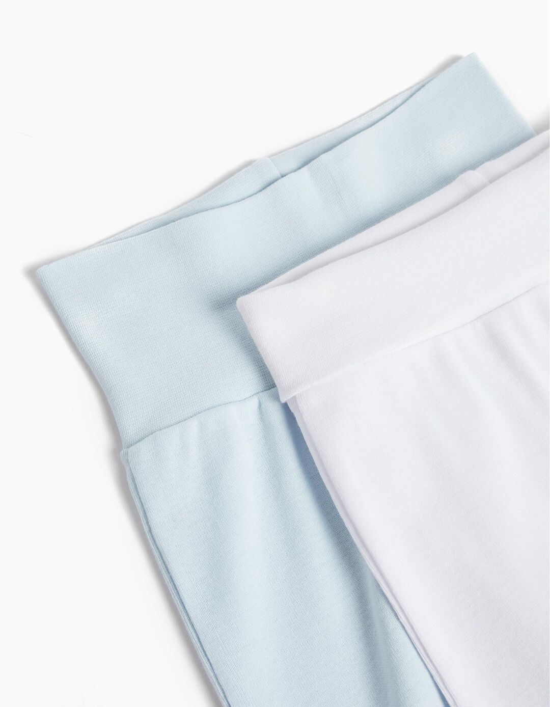 Pack 2 Pares de Calças com Pés, Bebé Menino, Multicor