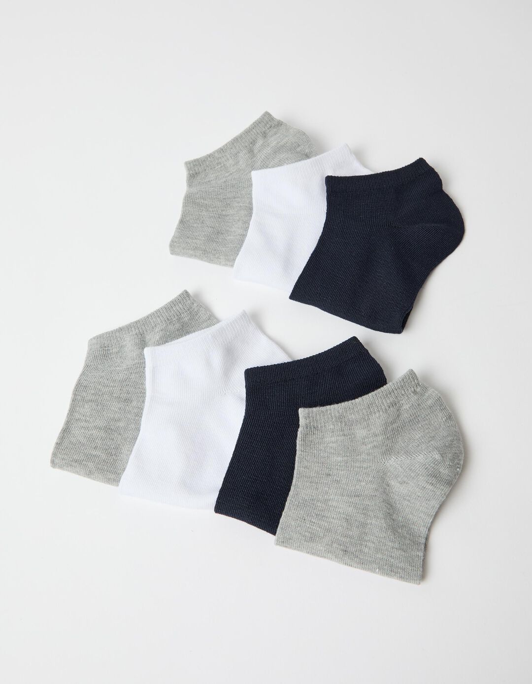 Pack 7 Pares de Meias Tornozelo, Homem, Multicor