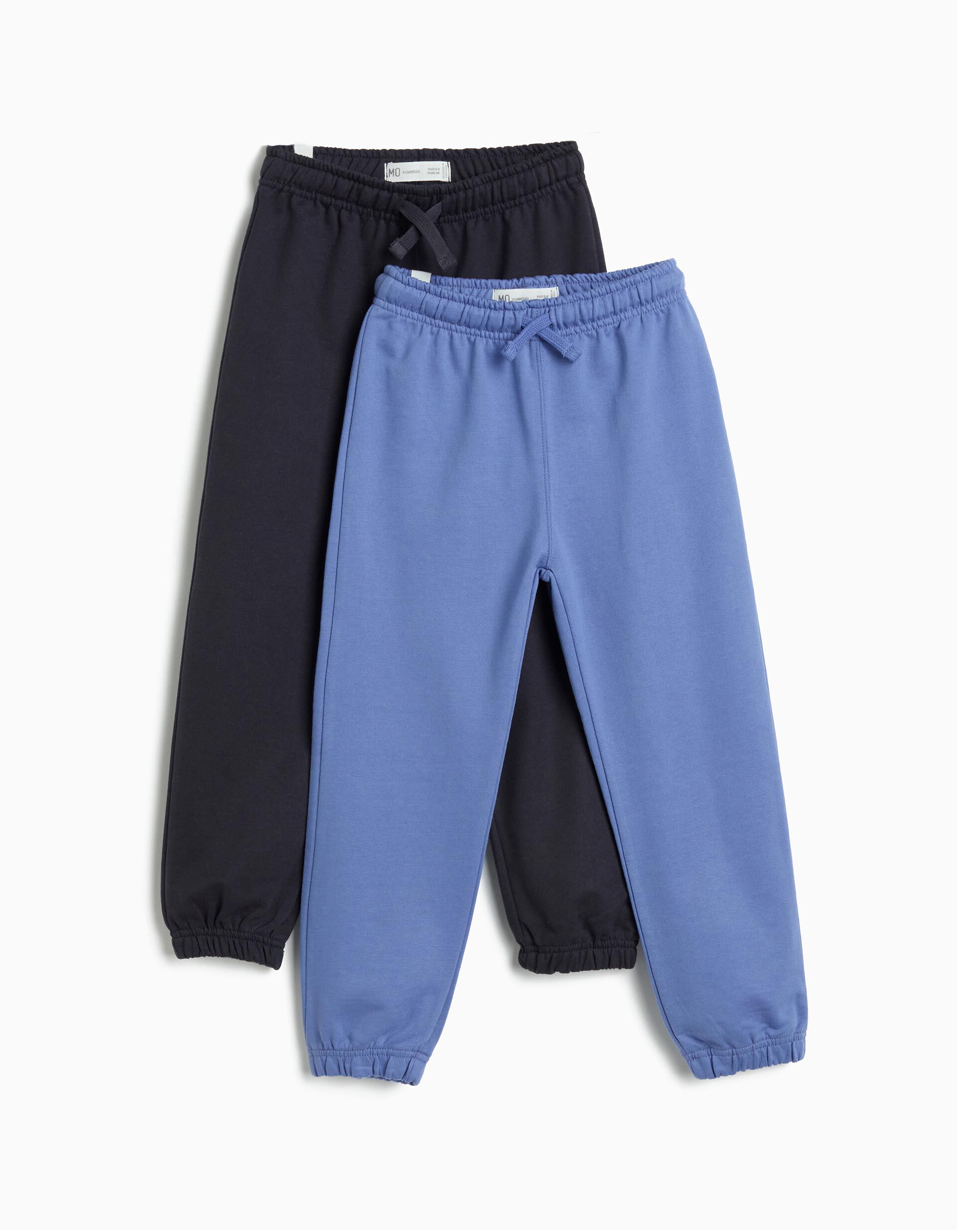 Comprar Online Pack 2 Joggers de Felpa, Menino, Azul