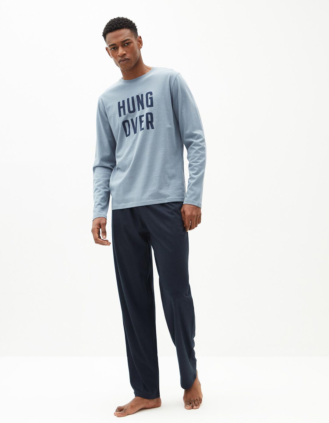 Pijama Jersey, Homem, Azul