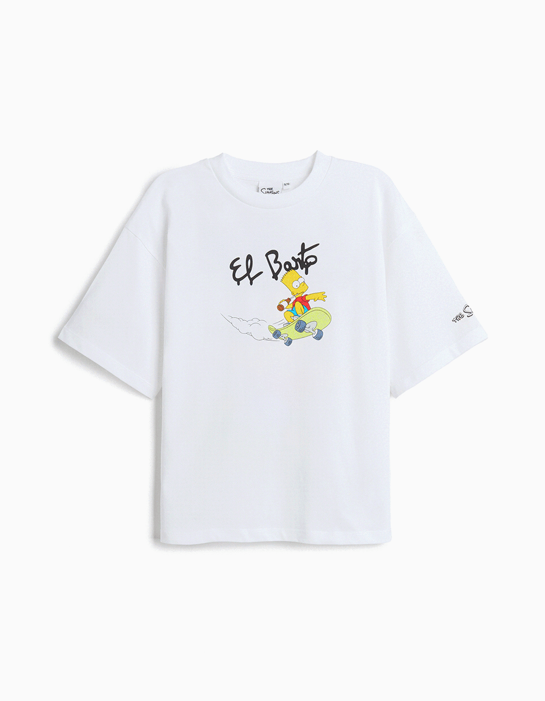 T-shirt 'Bart' Simpsons, Menino, Branco