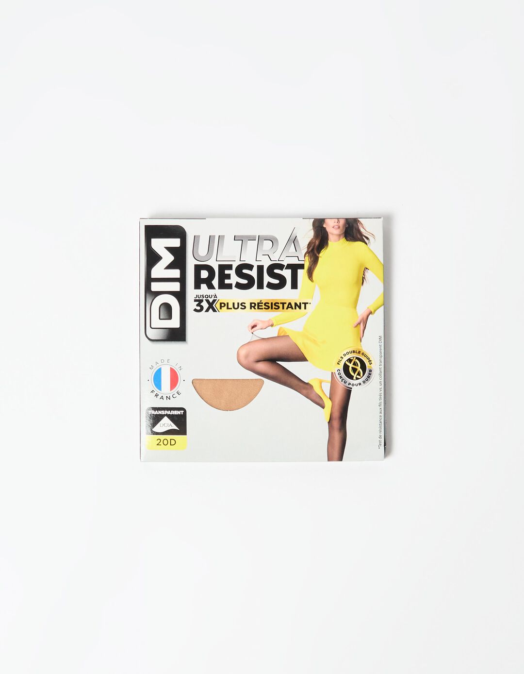 Collants Ultra-Resistentes 20 DEN 'DIM', Mulher, Bege Claro