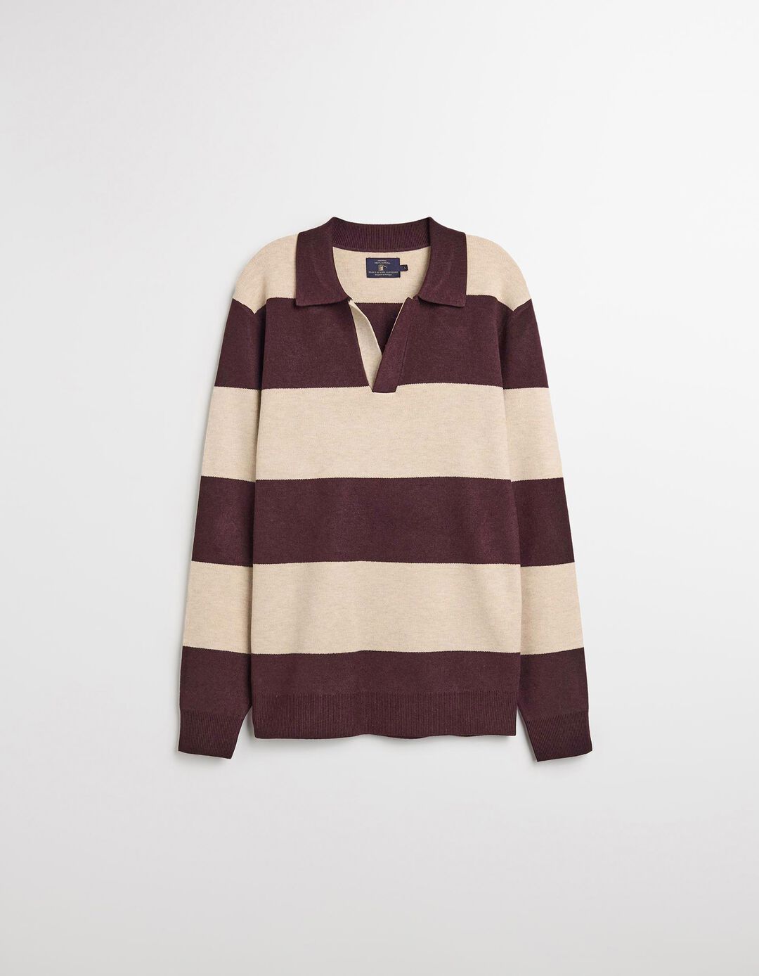 Polo de Malha, Homem, Castanho Claro