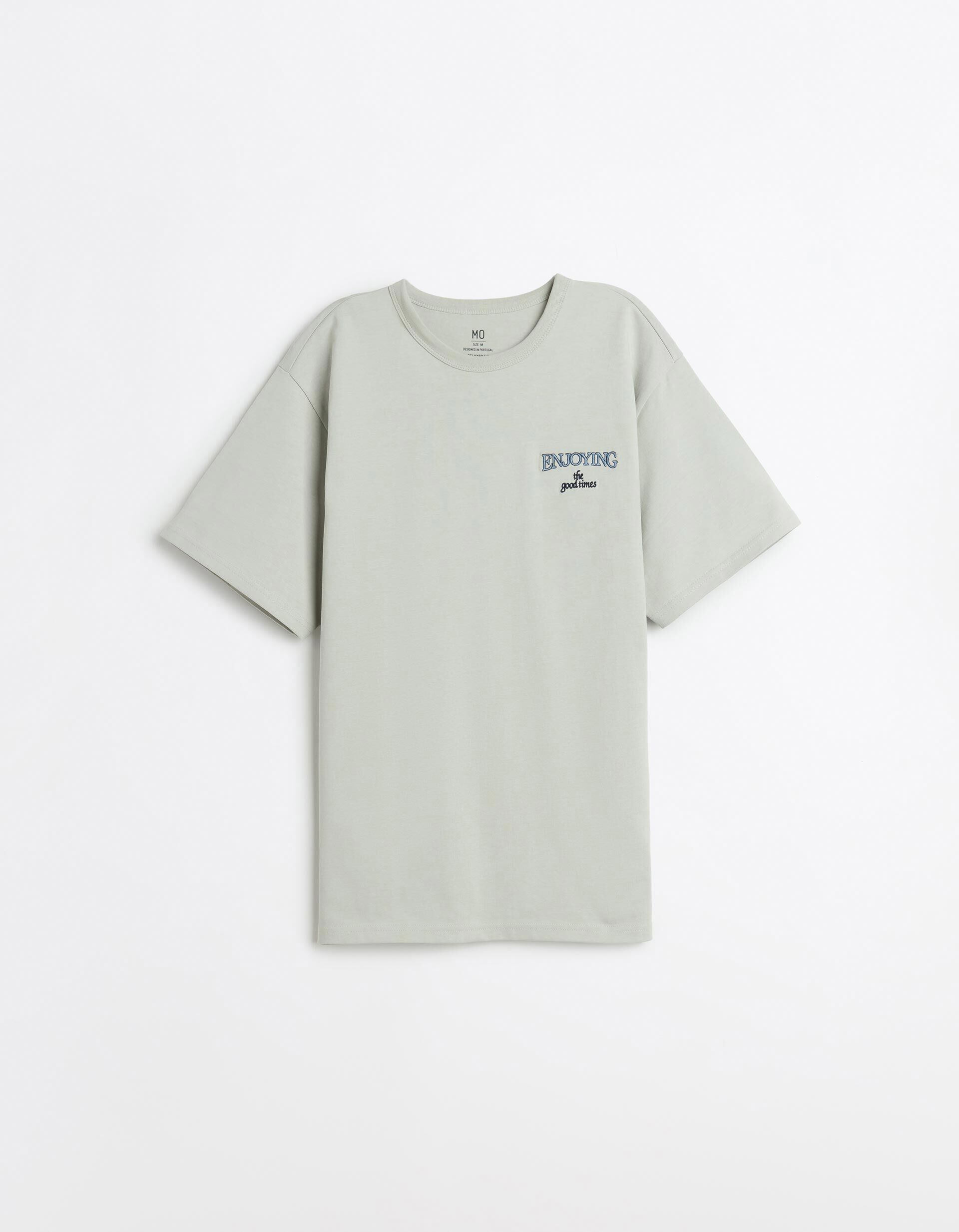 Comprar Online T-shirt Heavy Jersey Bordado, Homem, Vermelho Escuro