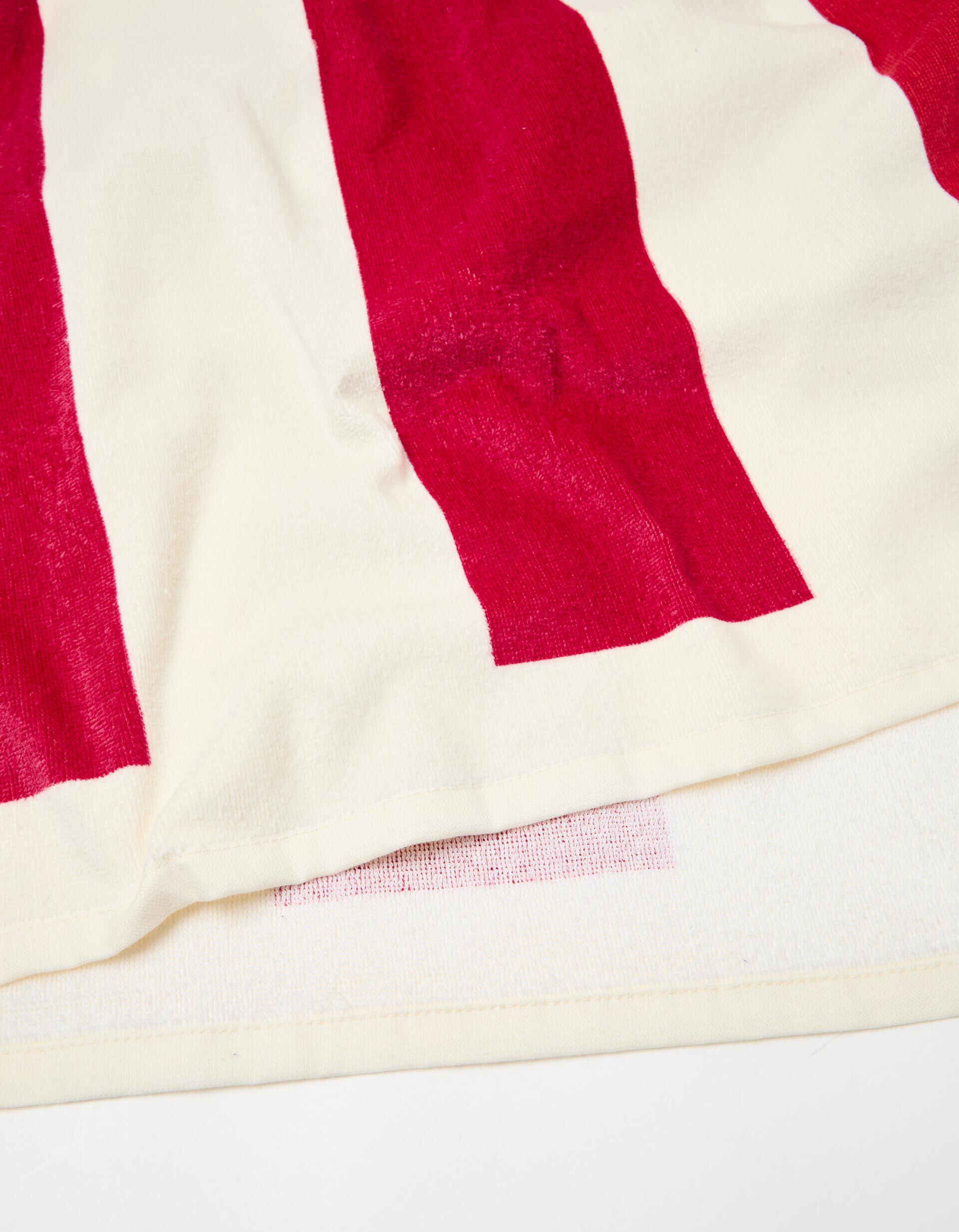 Comprar Online Toalha de Praia Riscas, Vermelho