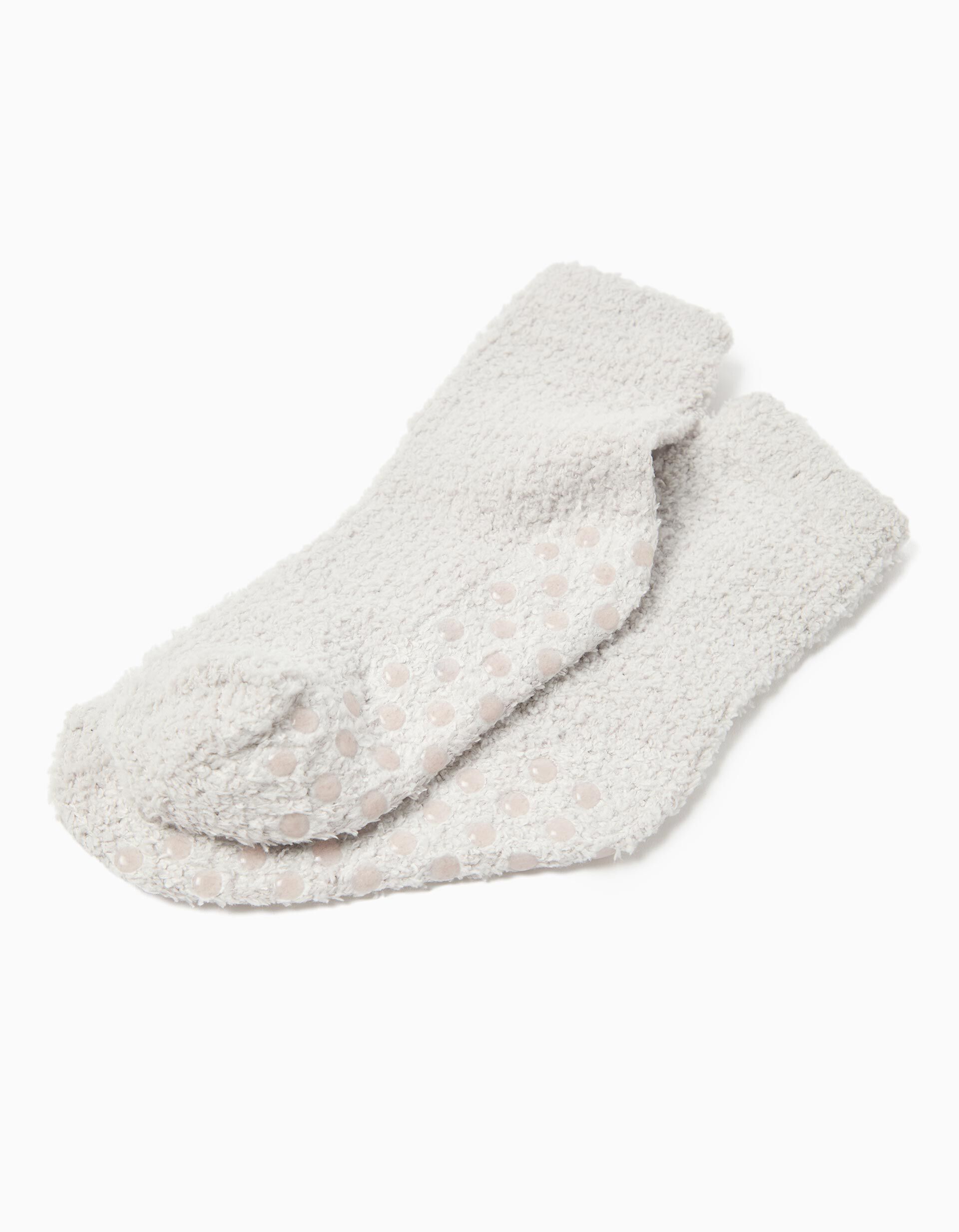 Comprar Online Meias Antiderrapantes, Menina, Cinzento Claro