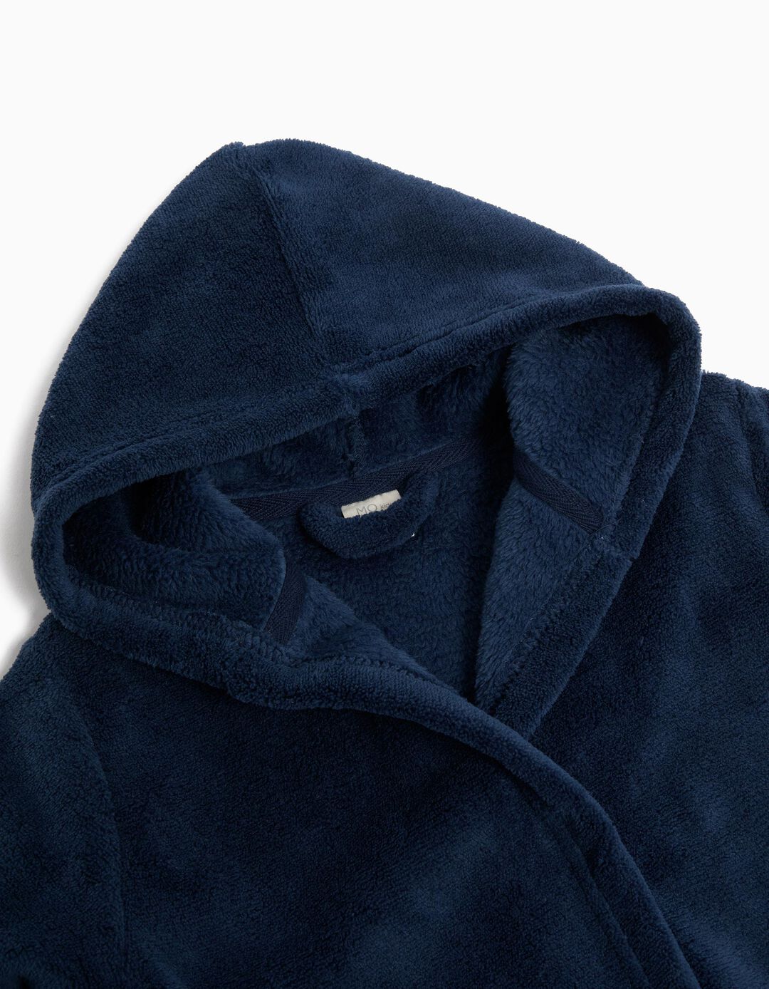 Robe de Felpa Capuz, Menino, Azul