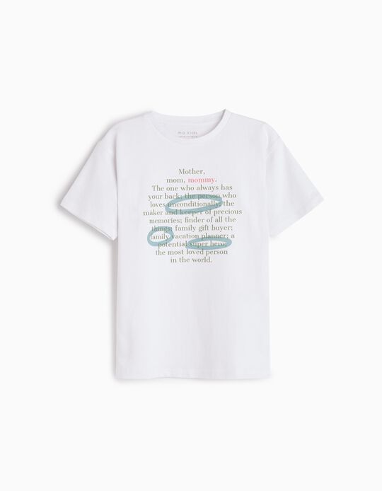 Comprar Online T-shirt 'Dia da Mãe', Menino, Branco 