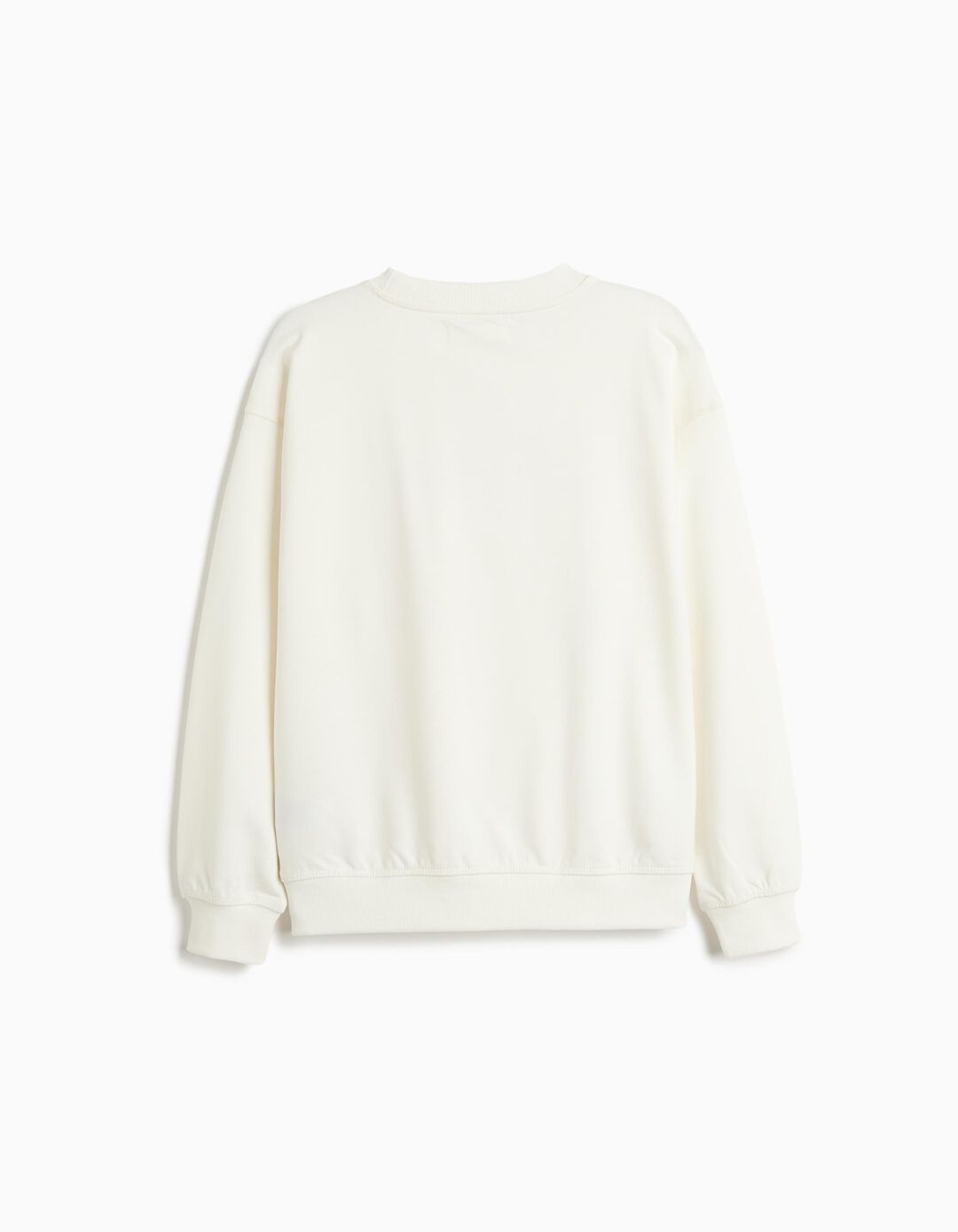 Sweatshirt Loose Fit, Menino, Branco
