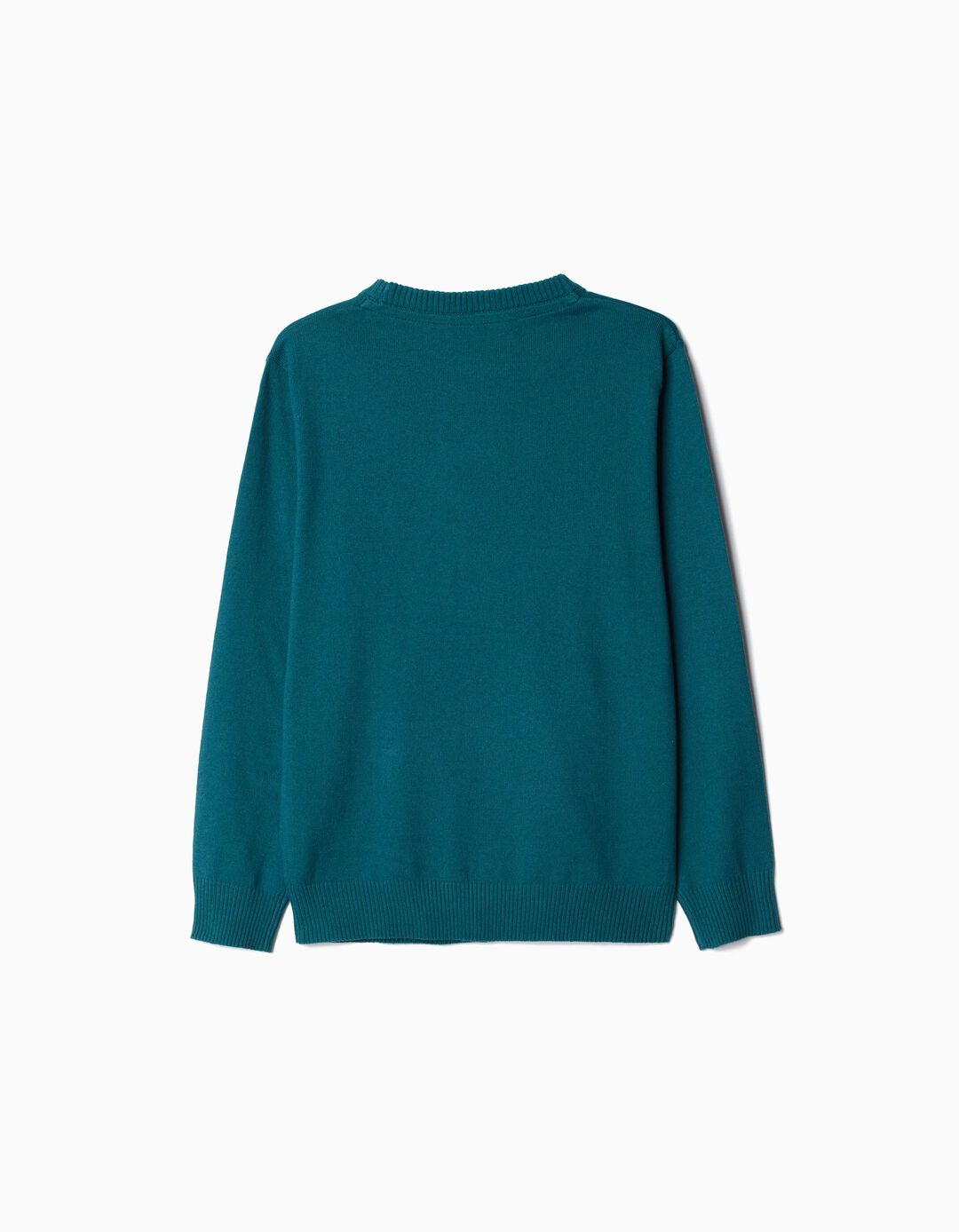 Camisola de Malha, Menino, Verde Escuro