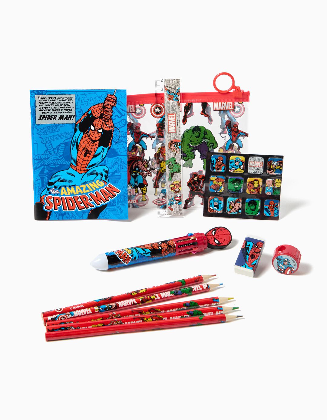 Kit Escolar 'Marvel', Menino, Multicor