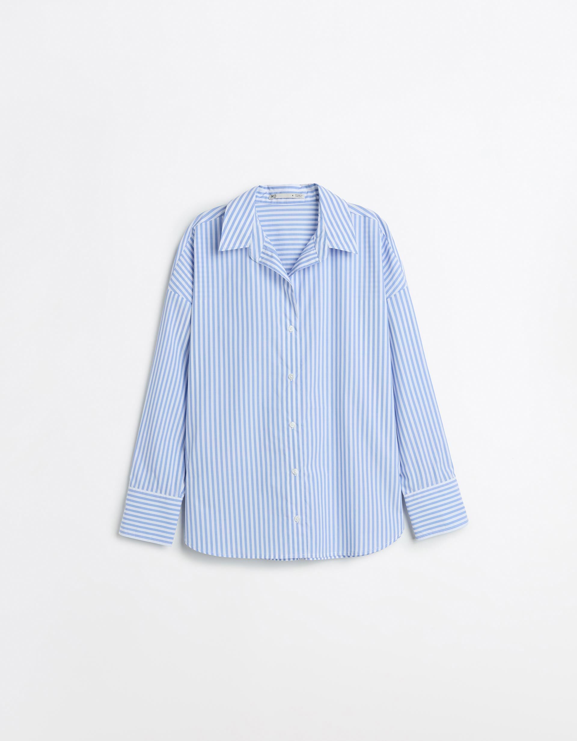 Comprar Online Camisa &agrave;s Riscas, Mulher, Branco