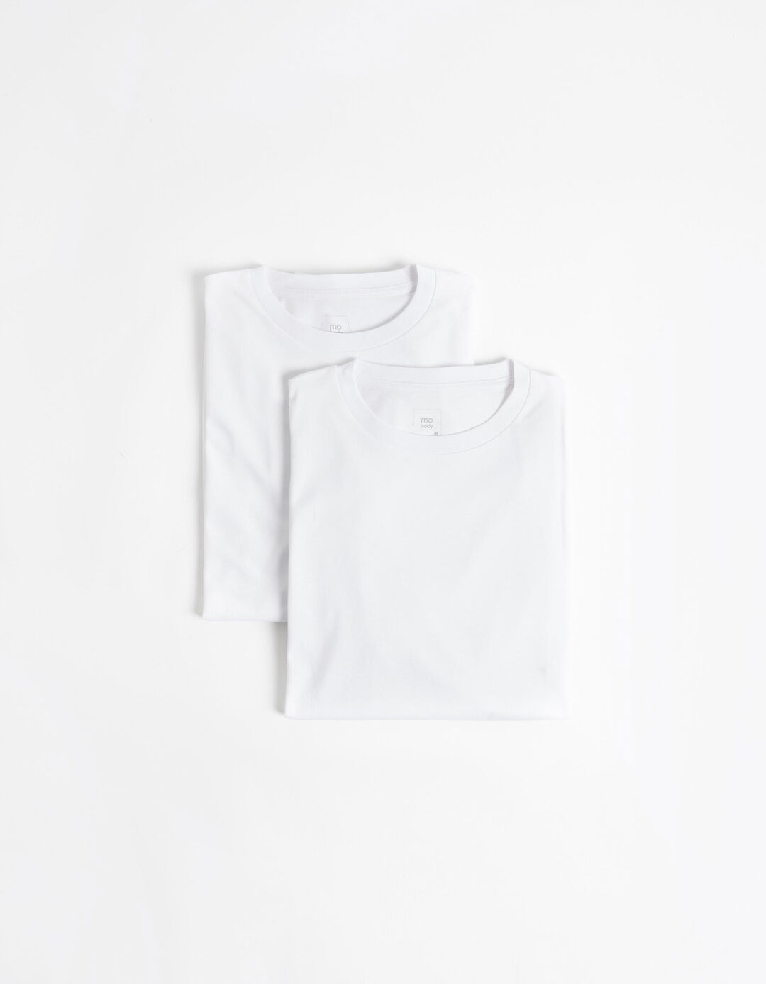 Pack 2 Camisolas Interiores Decote Redondo, Homem, Branco