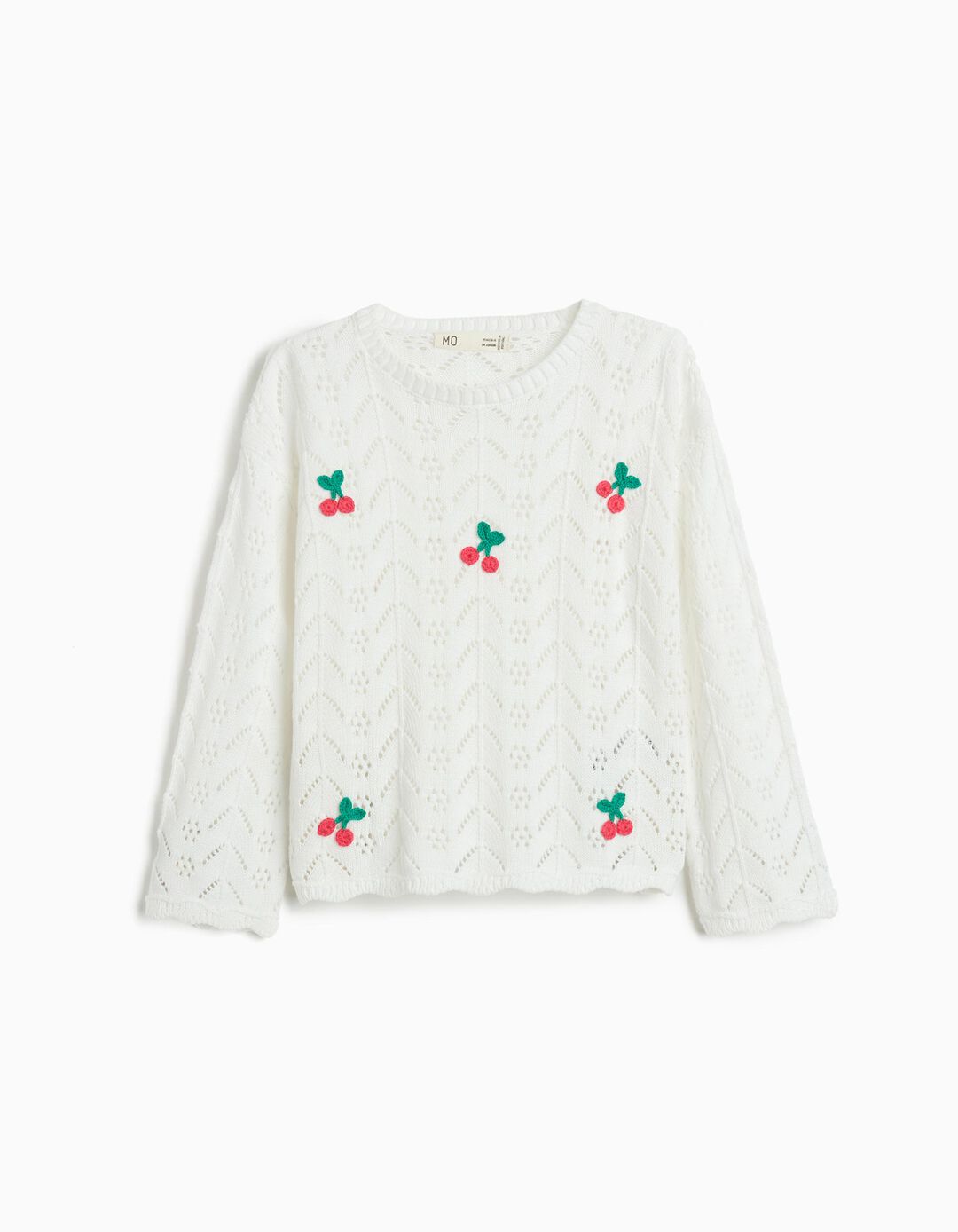 Camisola de Malha, Menina, Branco