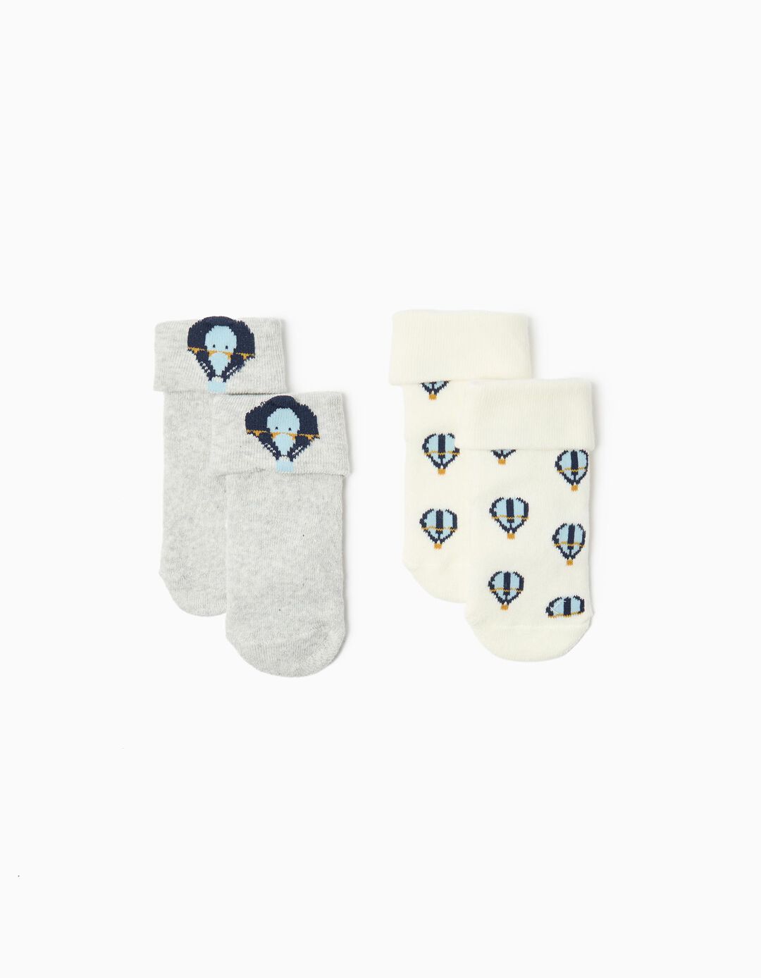 Pack 2 Pares de Meias Antiderrapante, Menino, Multicor