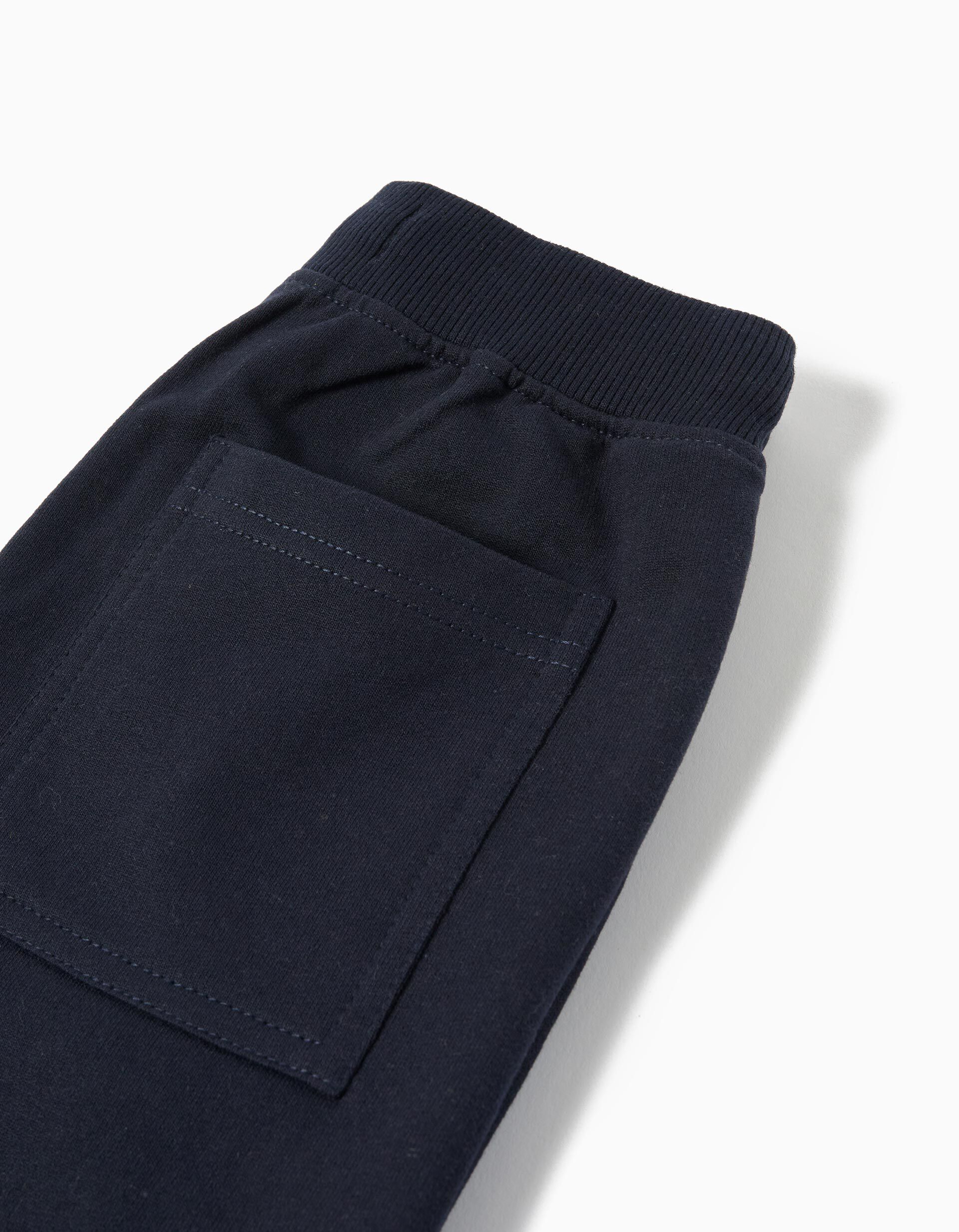 Comprar Online Cal&ccedil;&otilde;es Fleece, Menino, Azul Escuro
