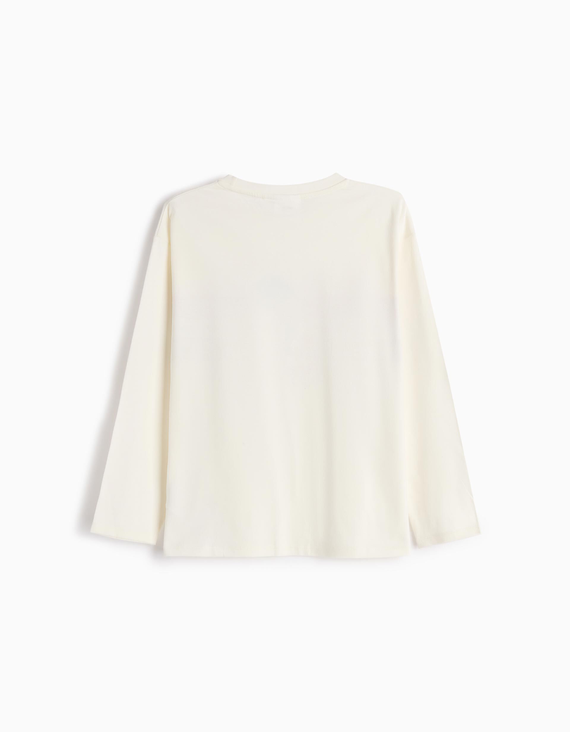 Comprar Online T-shirt de Manga Comprida 'Sonic', Menino, Branco