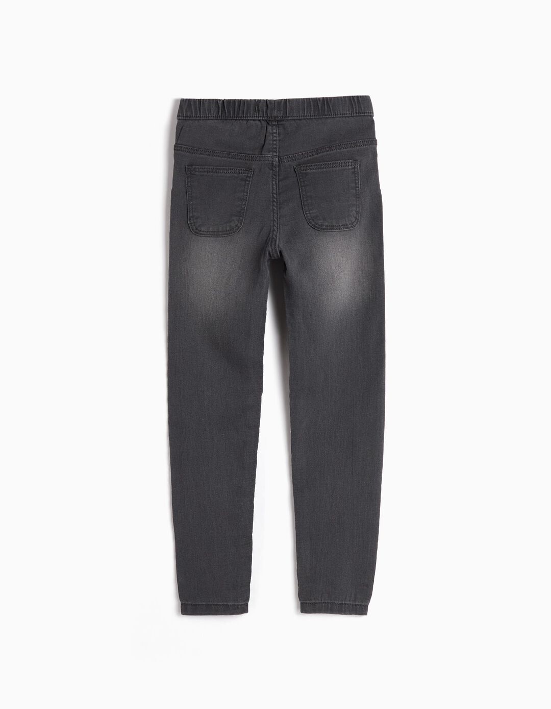Jeggins de Ganga, Menina, Cinzento Claro 