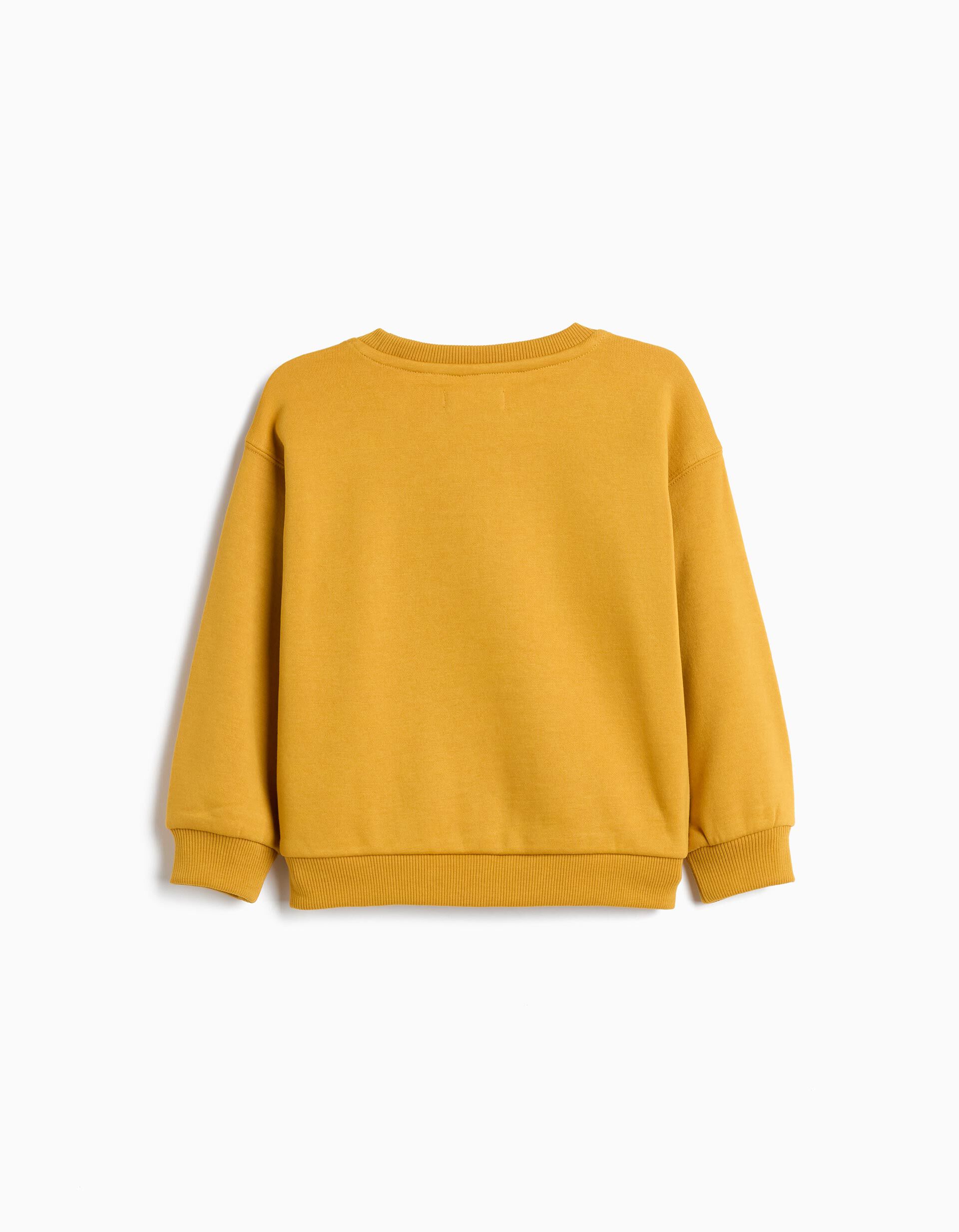 Comprar Online Sweatshirt De Felpa, Menino, Amarelo Escuro