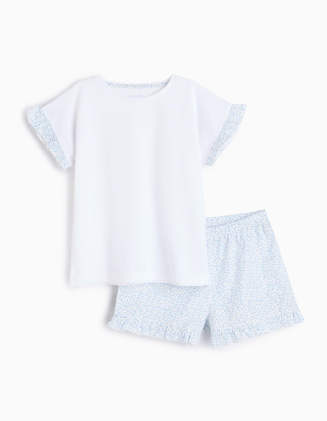 Pijama Jersey, Menina, Branco