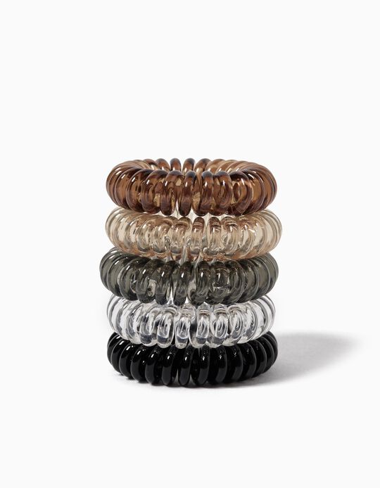 Comprar Online Pack 5 Elásticos de Cabelo, Menina, Multicor