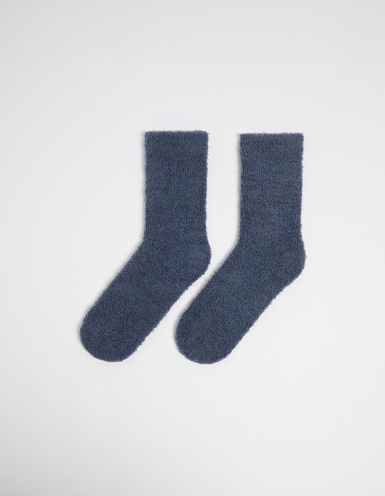 Comprar Online Meias Suaves, Homem, Azul