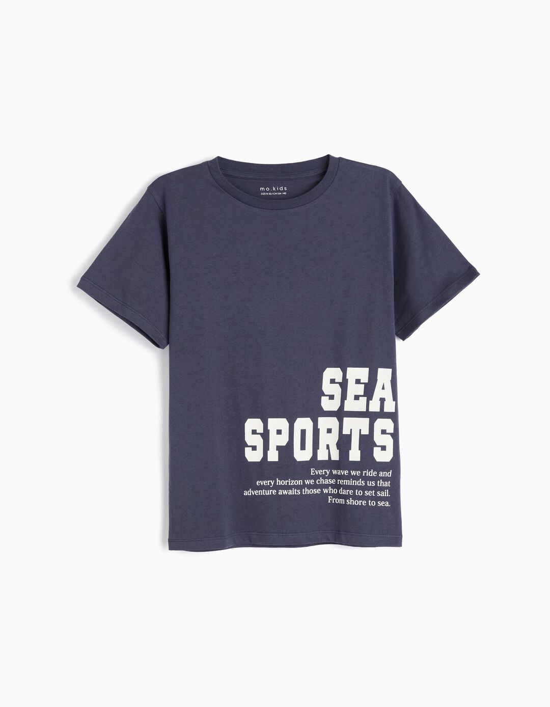 T-shirt Estampado, Menino, Azul Escuro