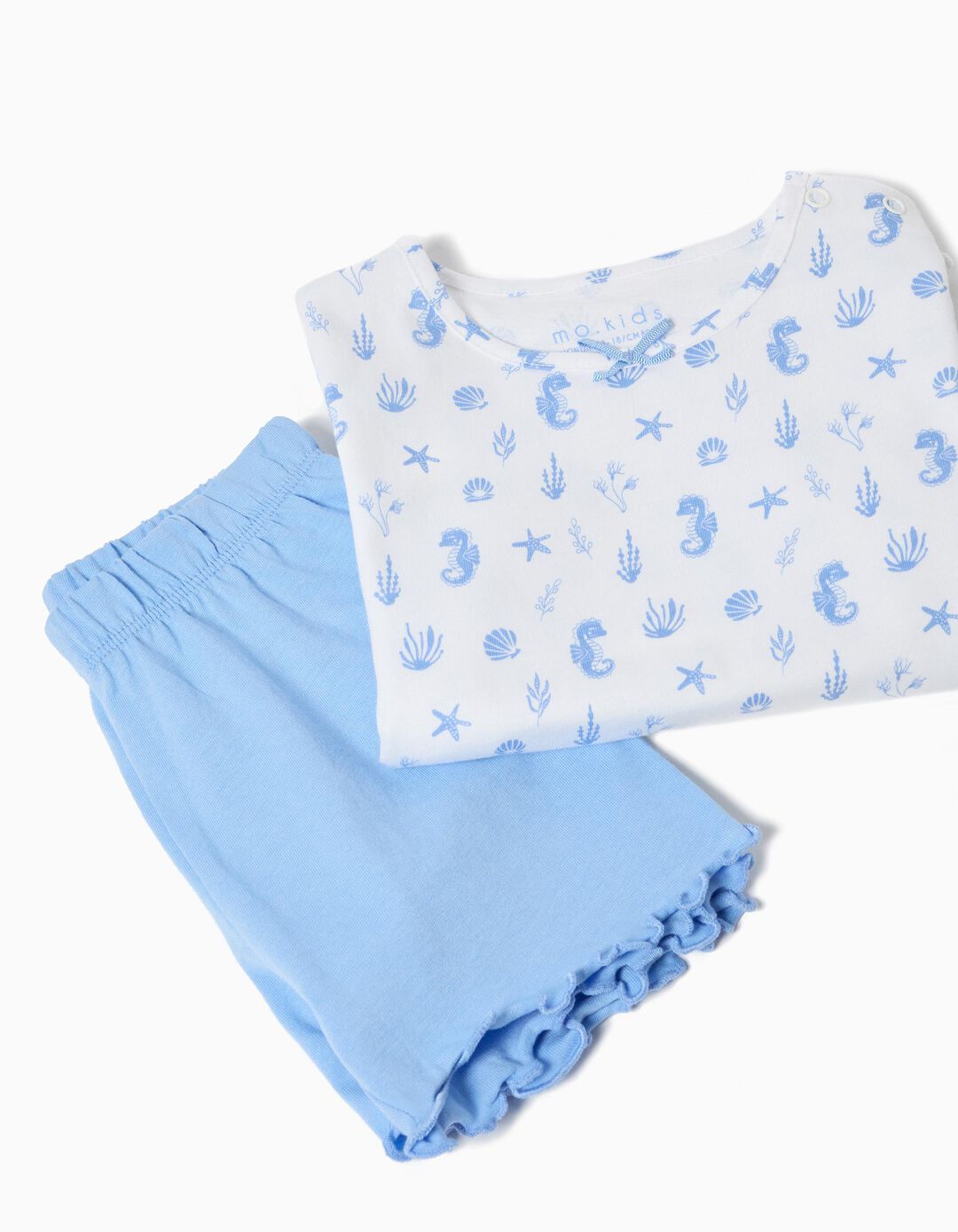 Pijama Jersey, Menina, Azul Claro