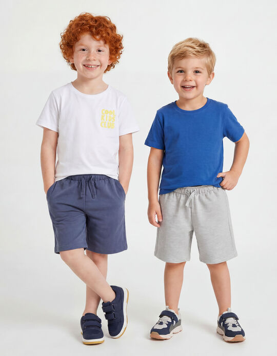 Comprar Online Pack 2 Cal&ccedil;&otilde;es de Felpa, Menino, Cinzento Claro