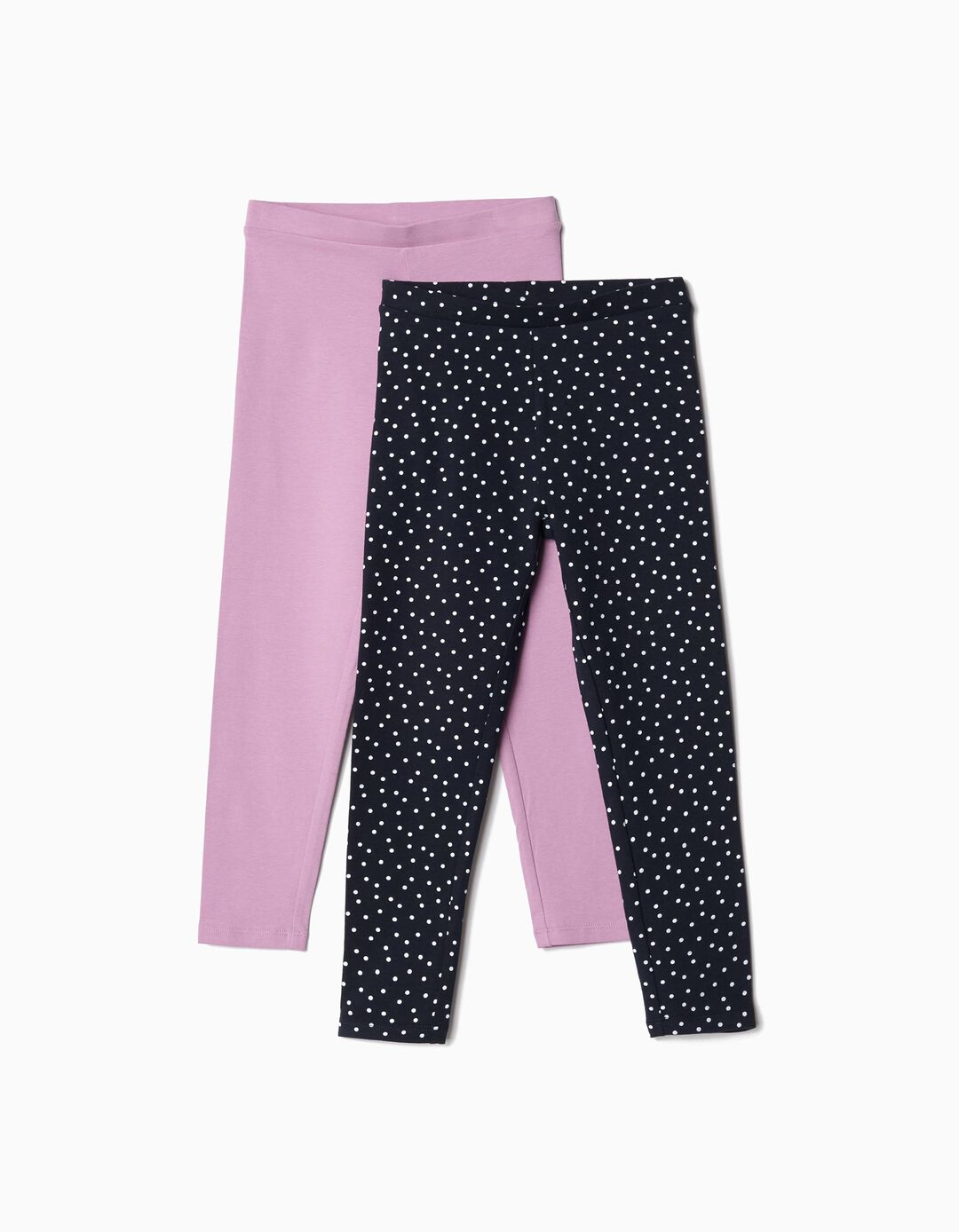 Pack 2 Leggings, Menina, Multicor