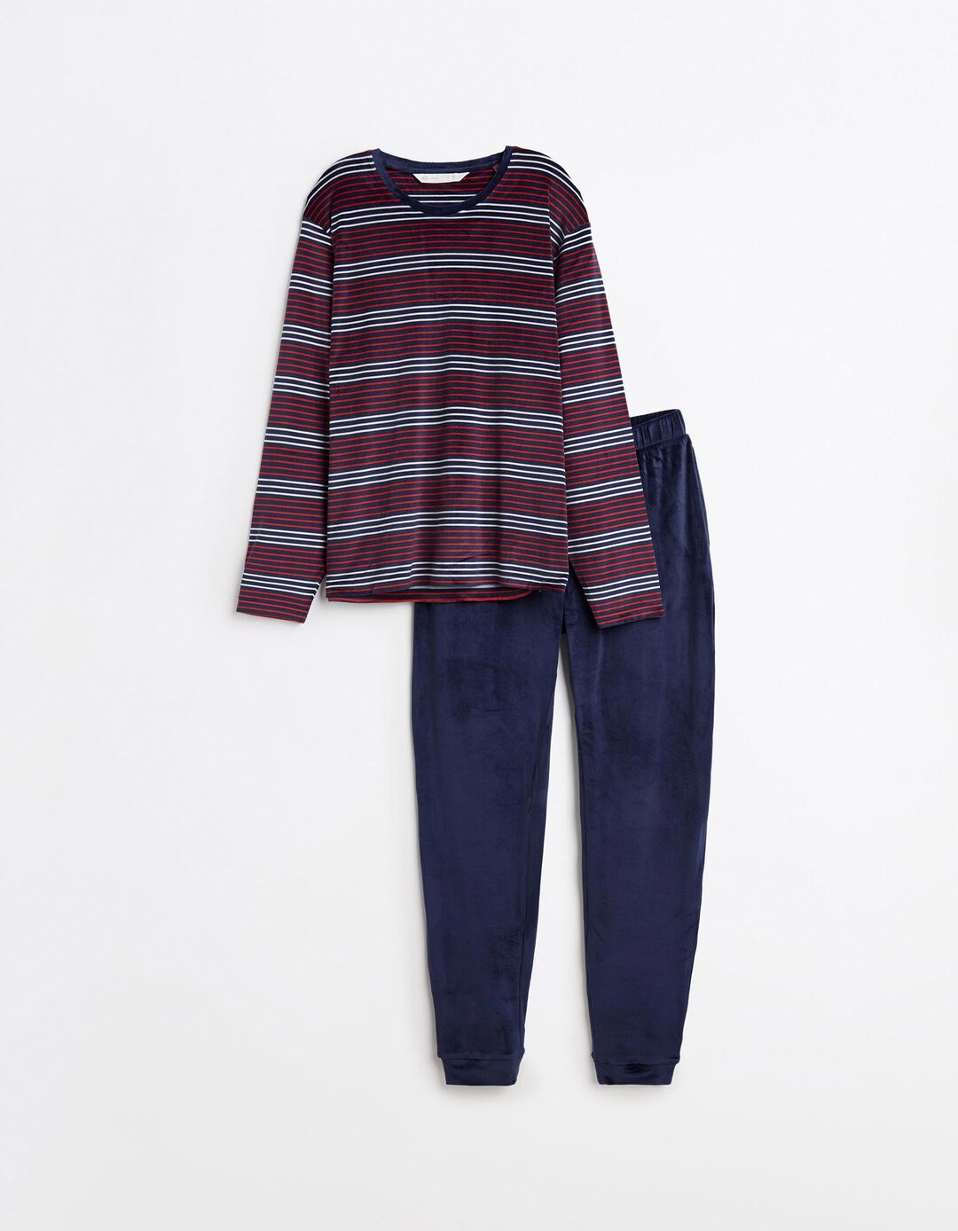 Pijama Aveludado, Homem, Azul Escuro