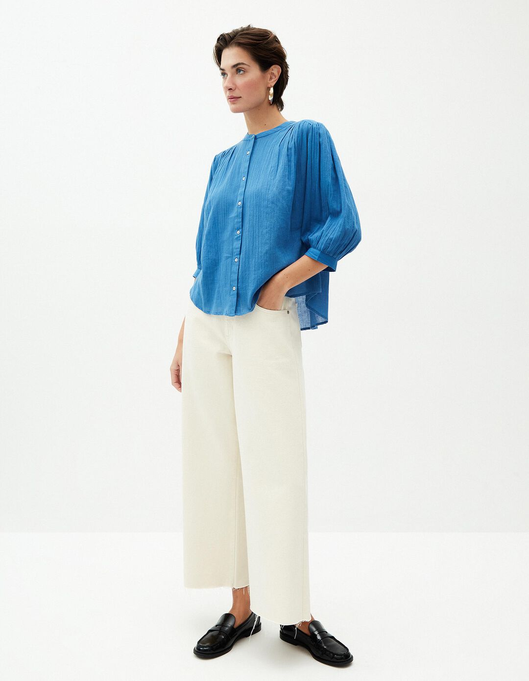 Blusa, Mulher, Azul