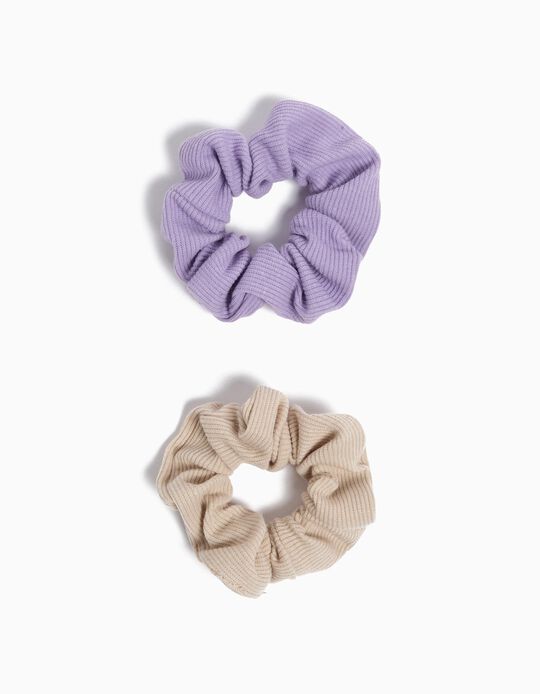 Comprar Online Pack 2 Elásticos de Cabelo Scrunchies, Menina, Multicor