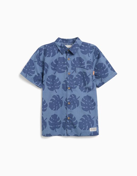 Comprar Online Camisa Print Tropical, Menino, Azul