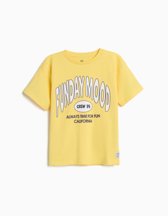 Comprar Online T-shirt Estampada, Menino, Amarelo