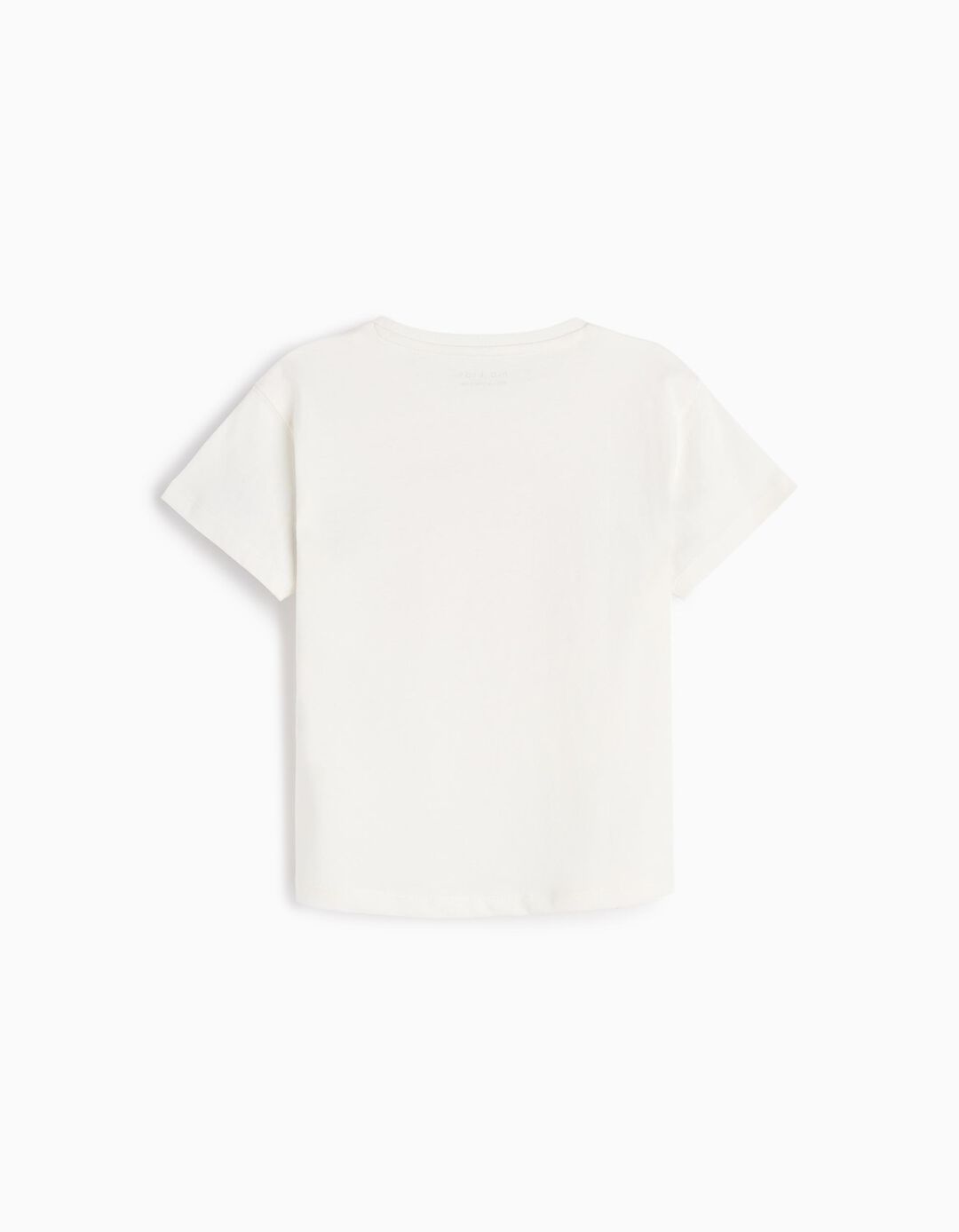 T-shirt Print, Menina, Branco