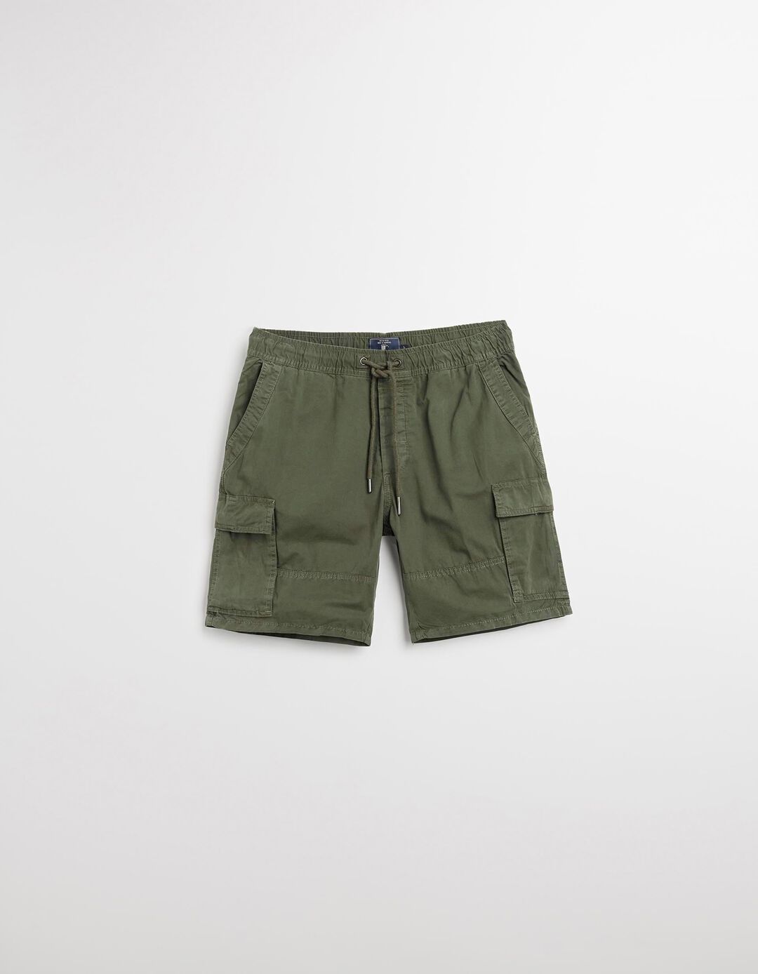Calções Cargo, Homem, Verde Escuro 