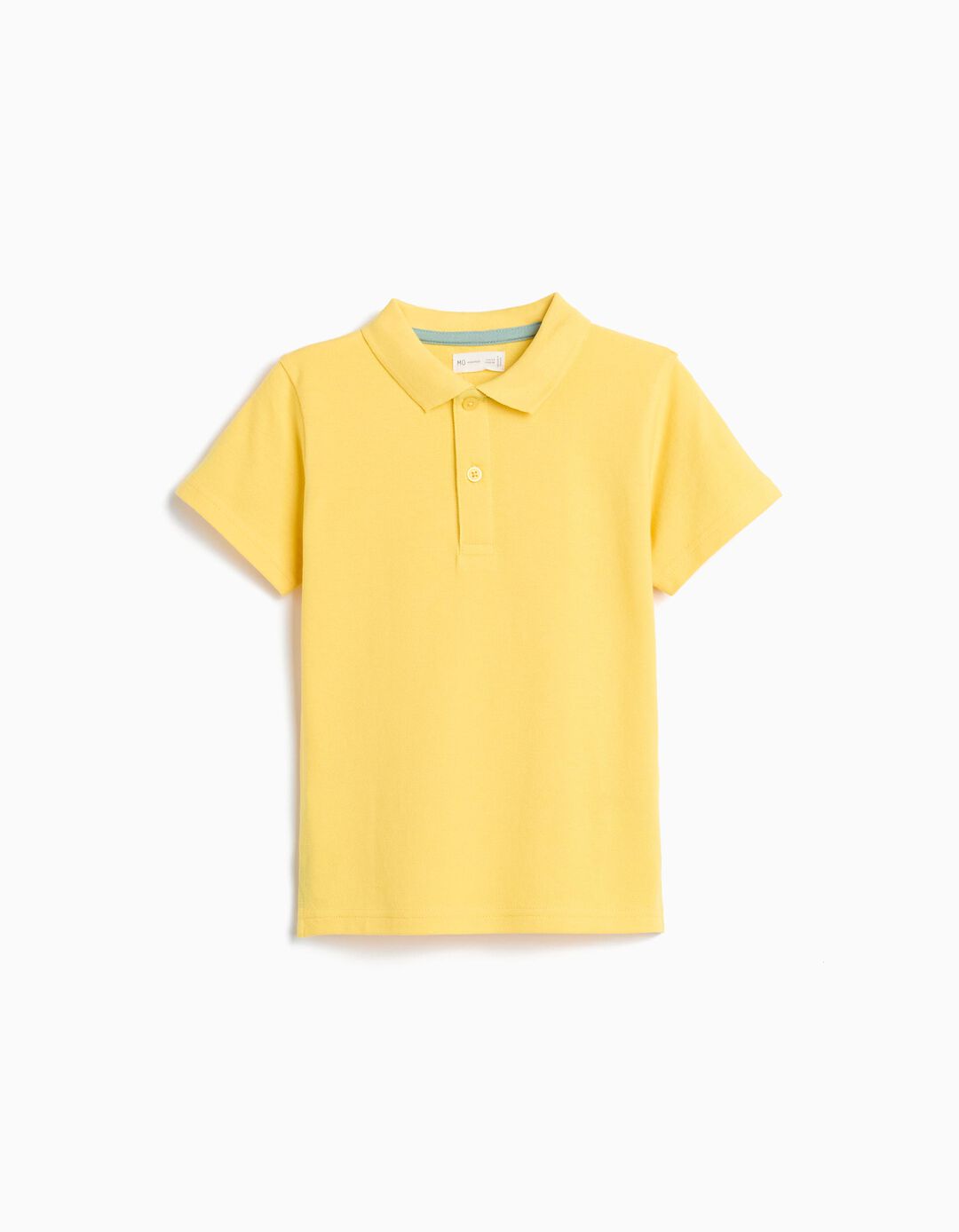 Polo Piquet, Menino, Amarelo