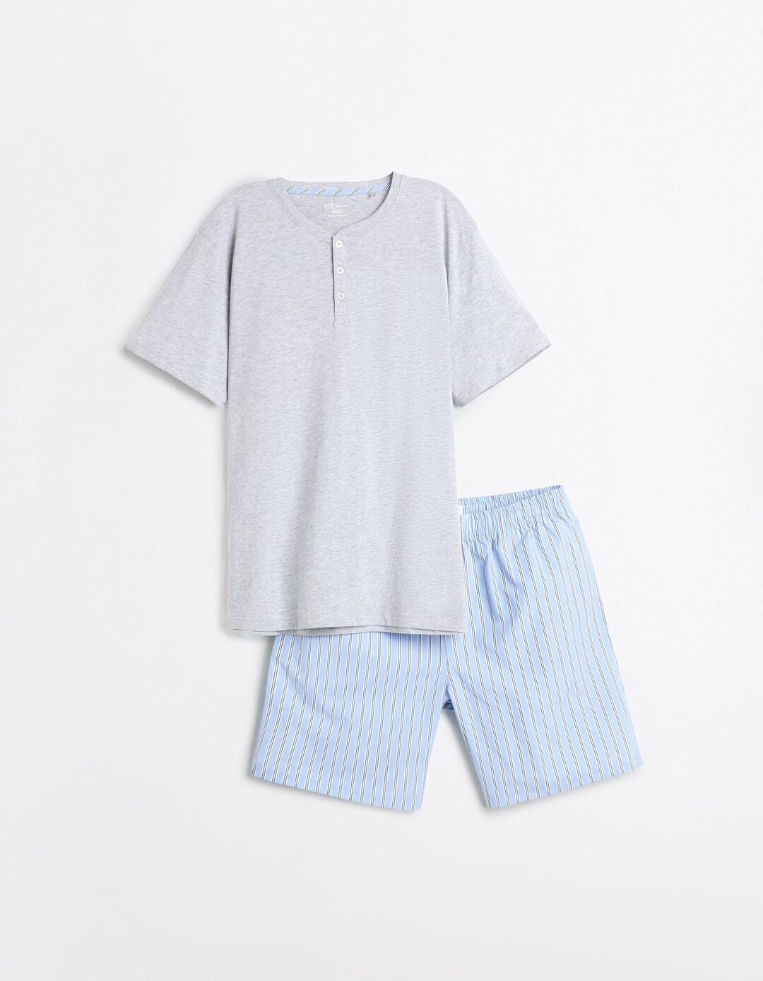 Pijama, Homem, Cinzento Claro