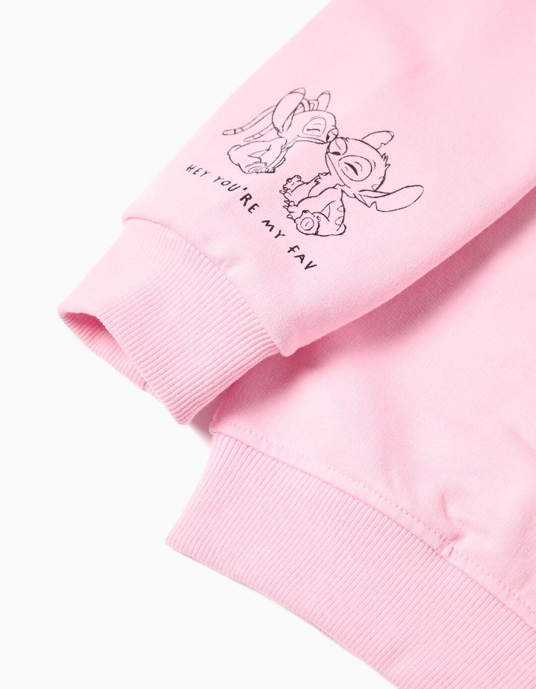 Sweatshirt de Felpa 'Stitch', Menina, Roxo Claro