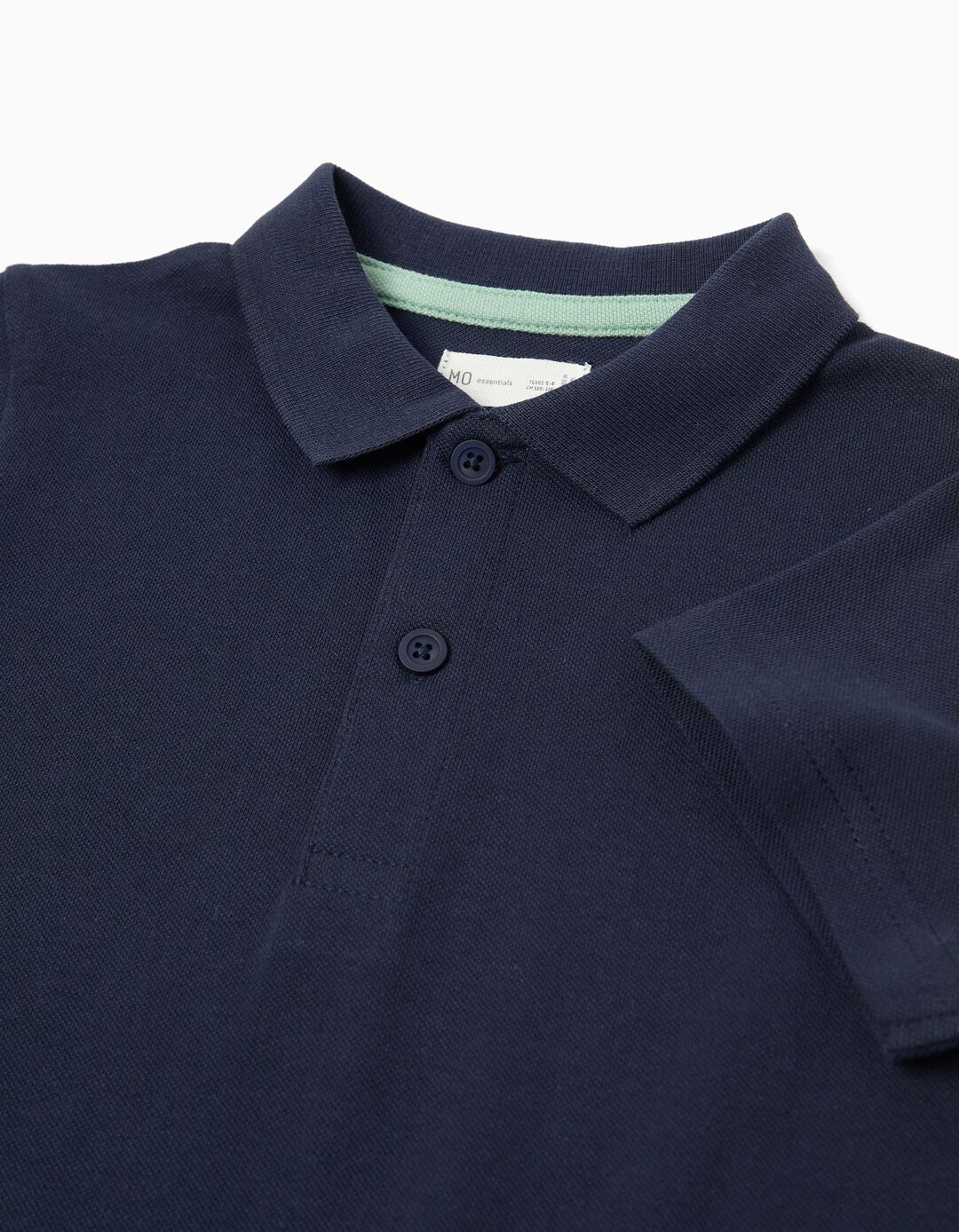 Polo Piquet, Menino, Azul Escuro