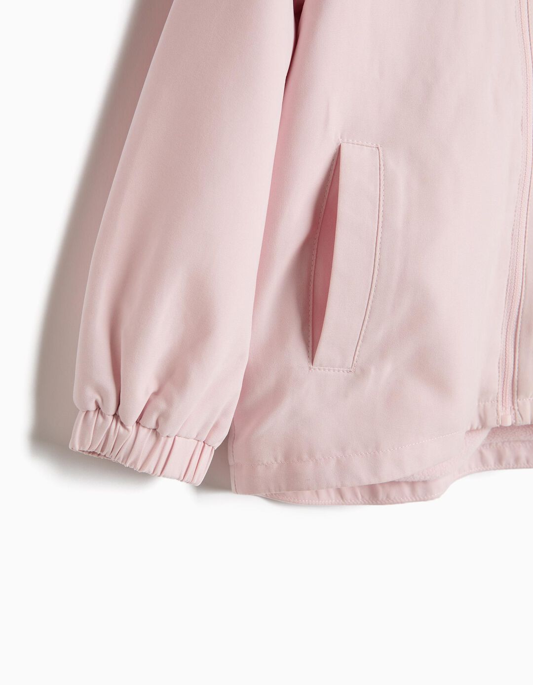 Parka Com Capuz, Menina, Rosa Claro