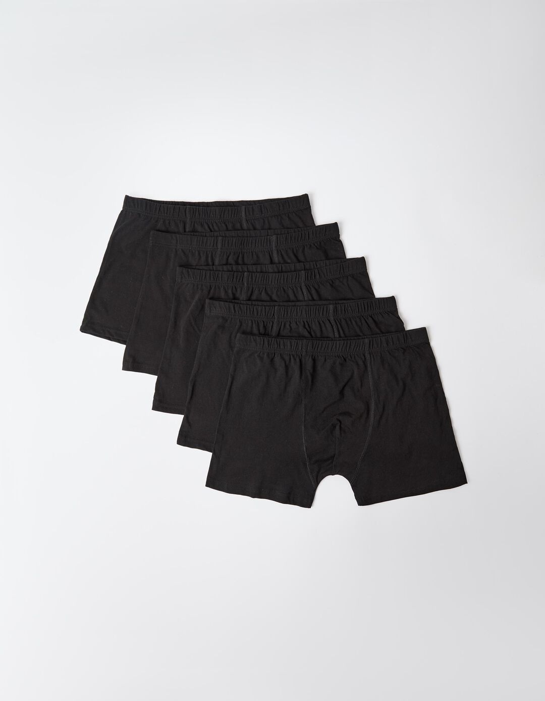 5 Boxers B&aacute;sicos, Homem, Preto